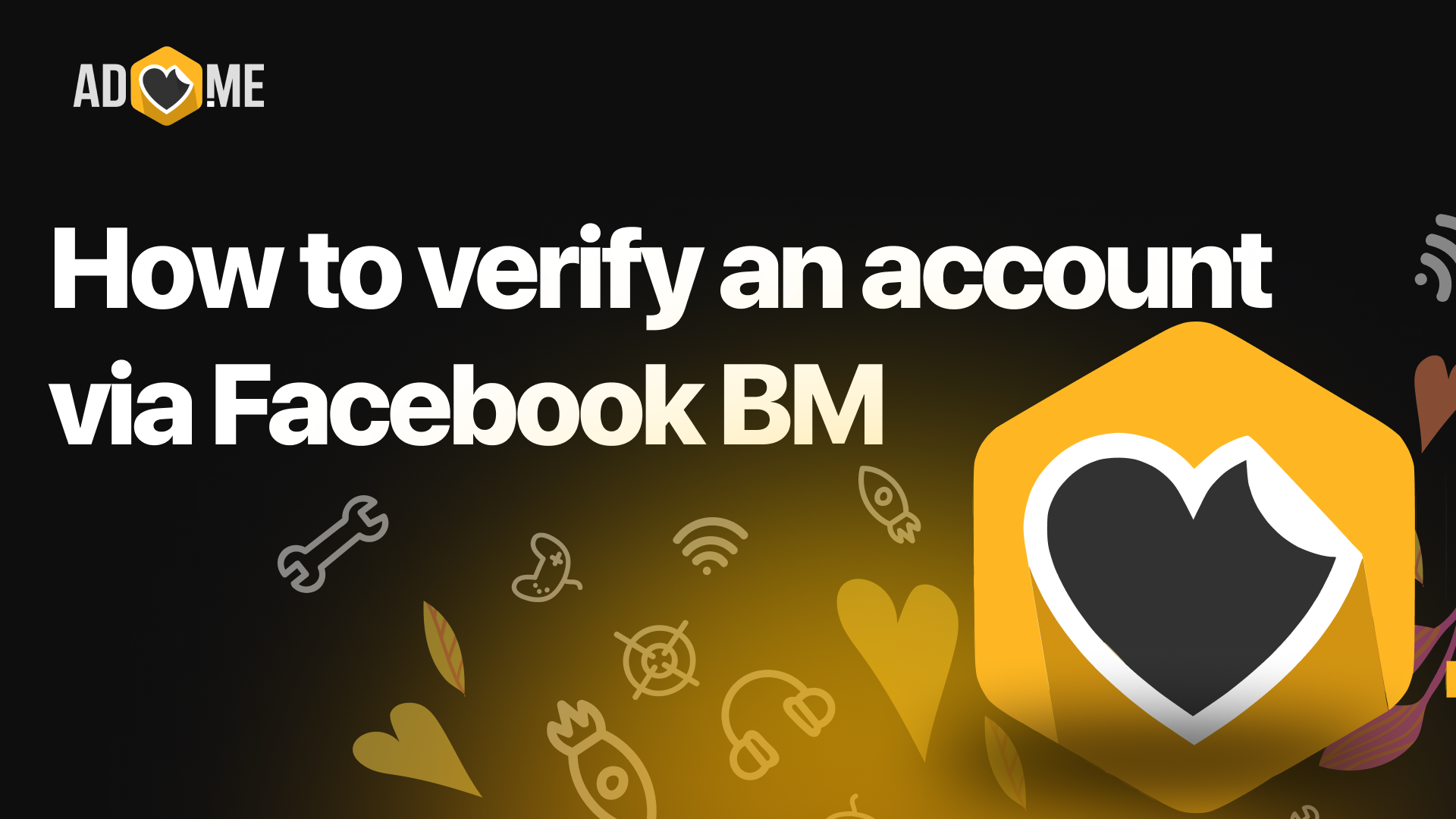 How to verify an account via Facebook Business Manager