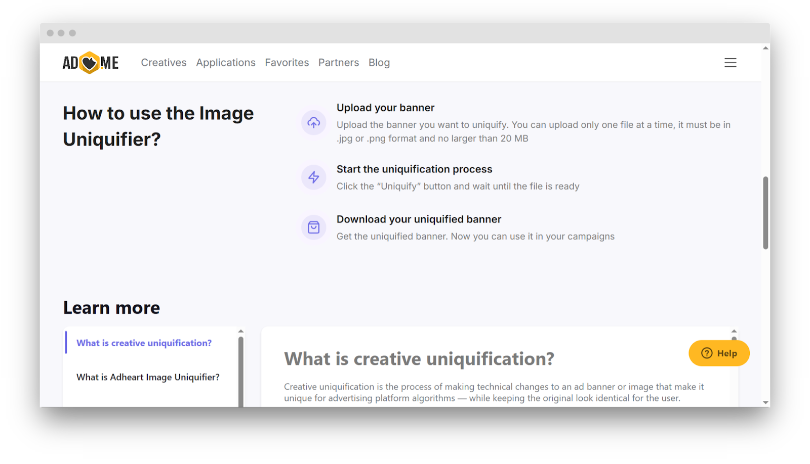 Adheart Image Uniquifier