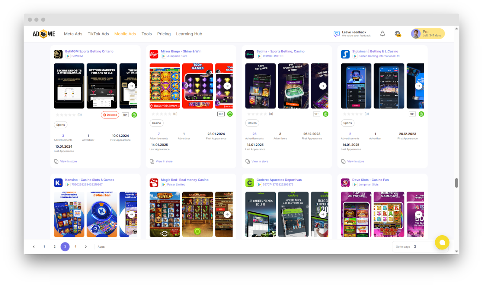 18+ category mobile apps in Adheart Mobile Ads | Mobile Apps