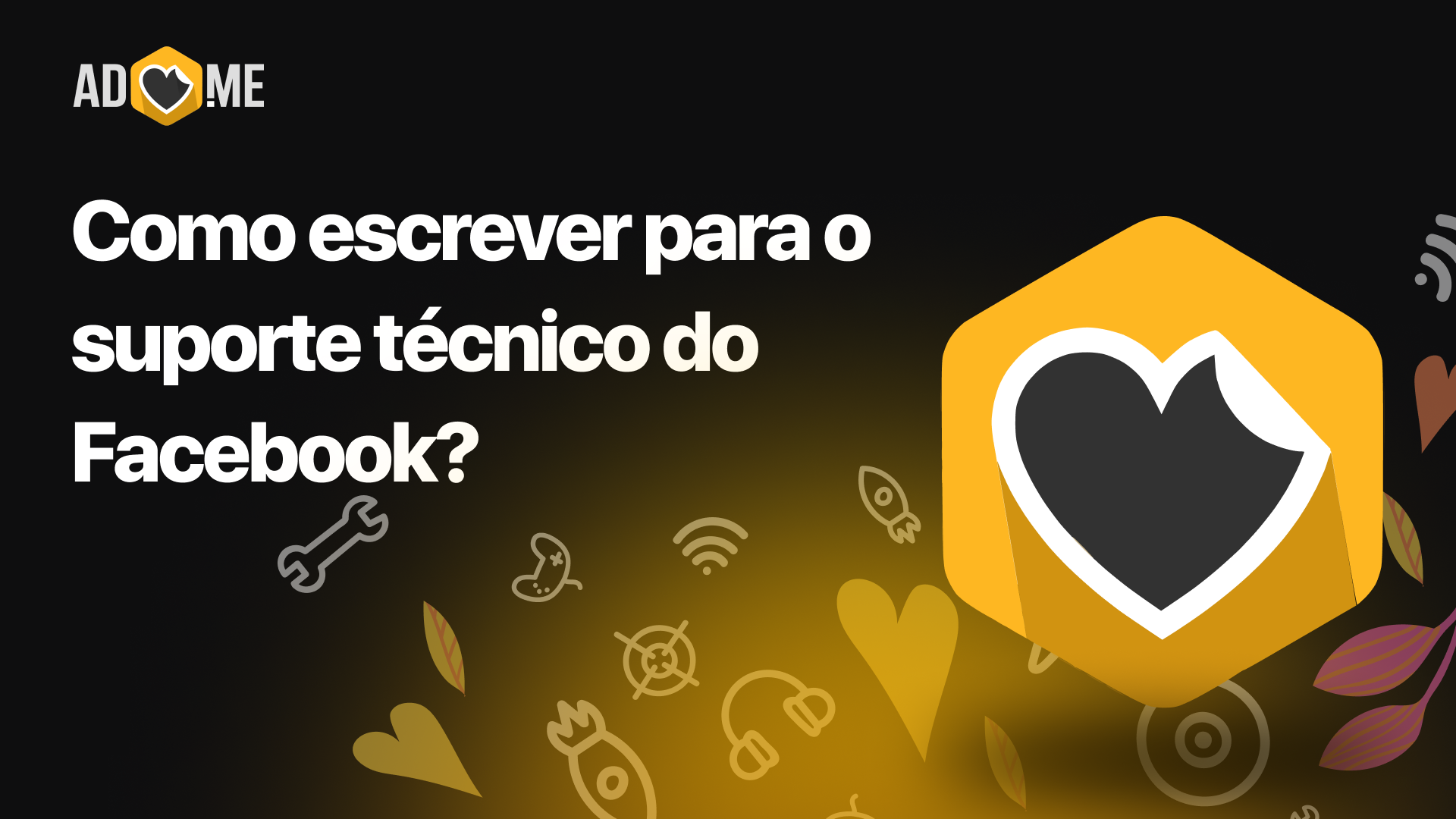 Como escrever para o suporte técnico do Facebook?